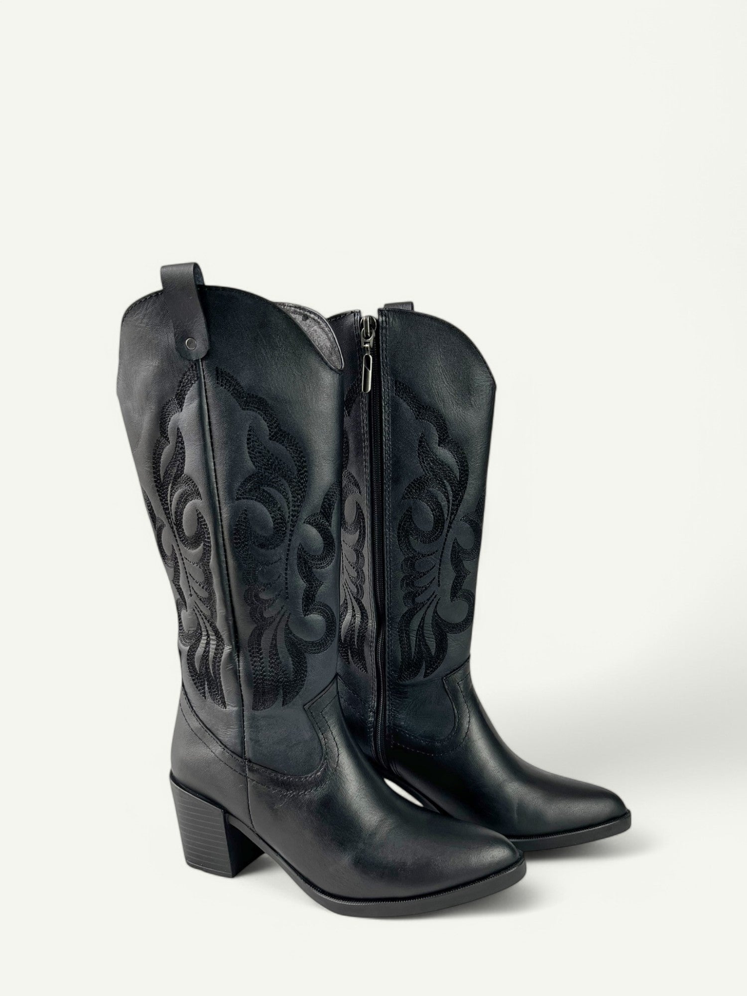 Botas Texanas En Cuero Dama – Mad Zapatos